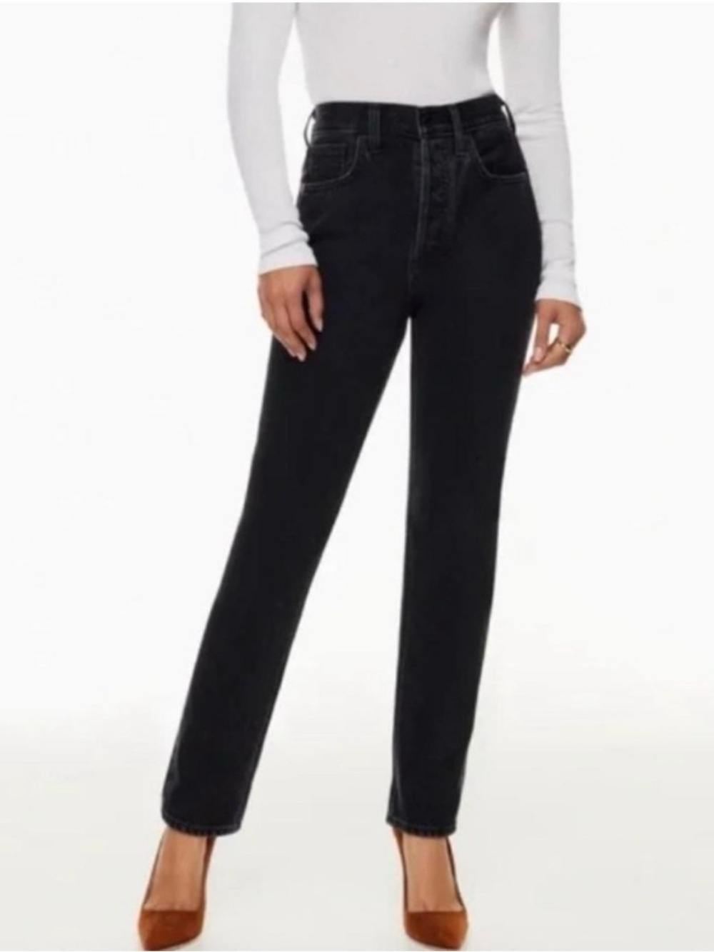 Aritzia Denim Forum NWT The Dillon High Rise Slim 28T